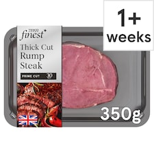 Tesco Finest Thick Cut Rump Steak 350g