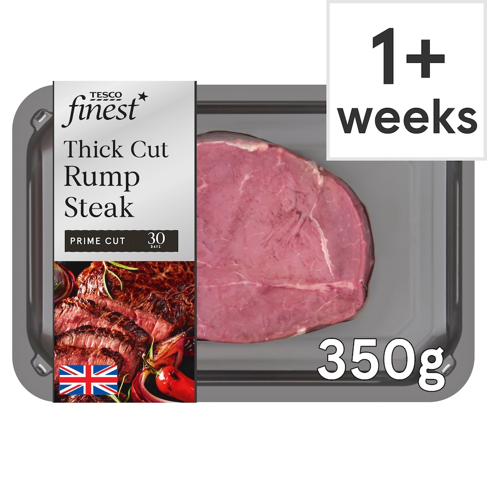 Tesco Finest Thick Cut Rump Steak 350g