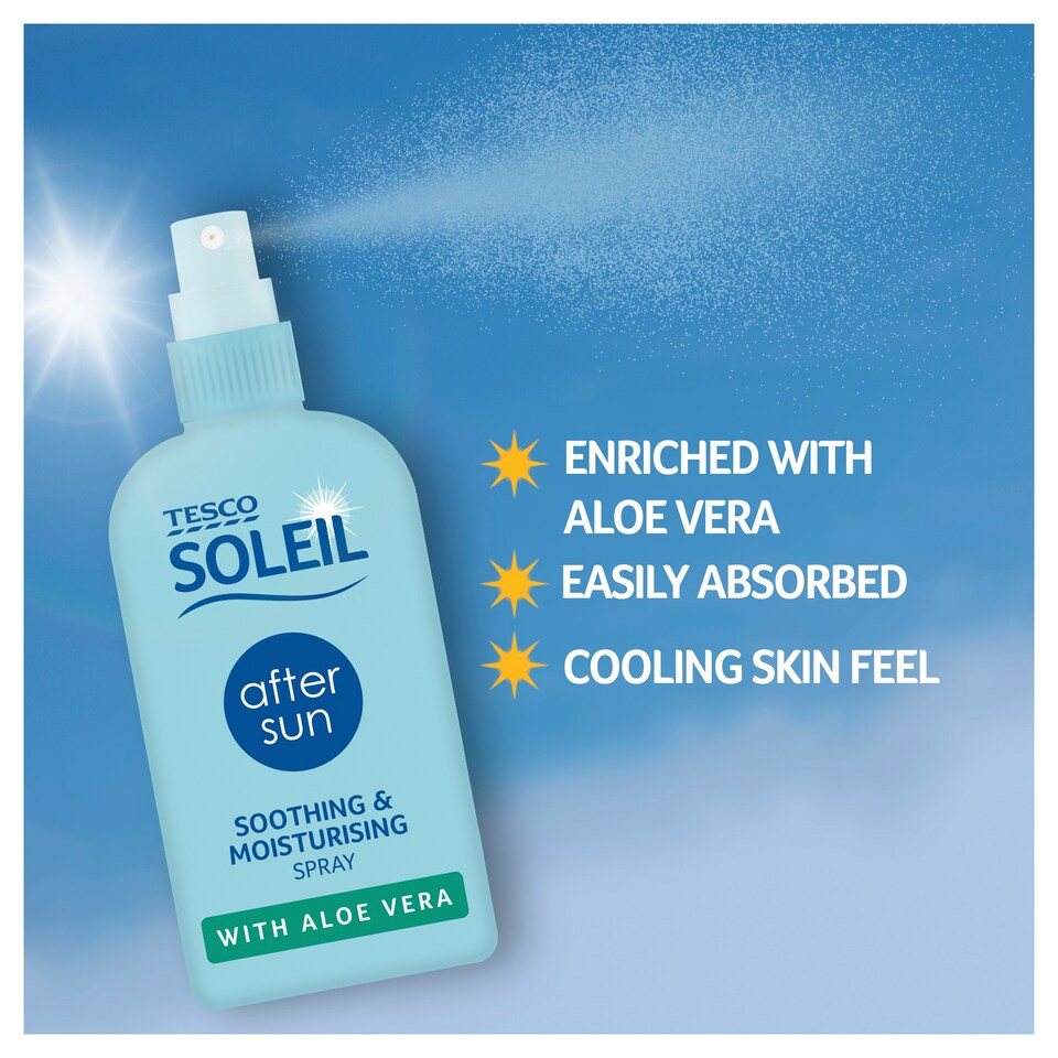 image 1 of Tesco Soleil After Sun Spray 200Ml