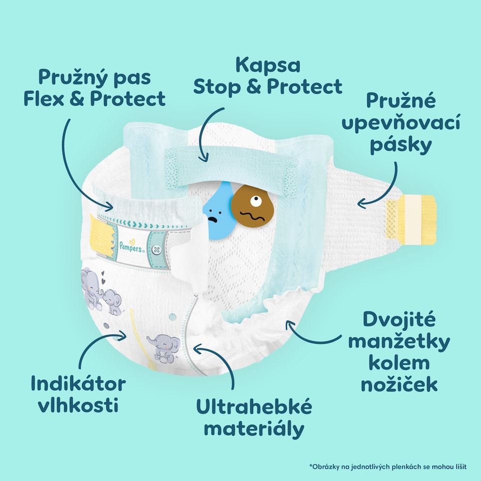 Obrázek 1 pro produkt Pampers Premium Care Velikost 1, 26 Plenek, 2kg-5kg