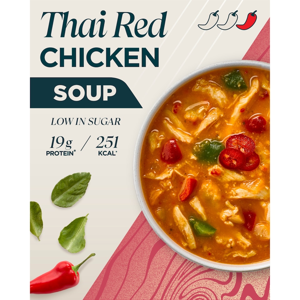 image 1 of Myprotein Thai Red Chicken Soup 375g