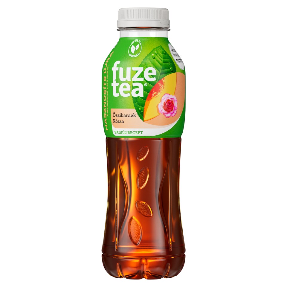 Fuze Tea Non-Carbonated Peach and Rose Flavored Soft Drink with Black Tea Extract 500 ml