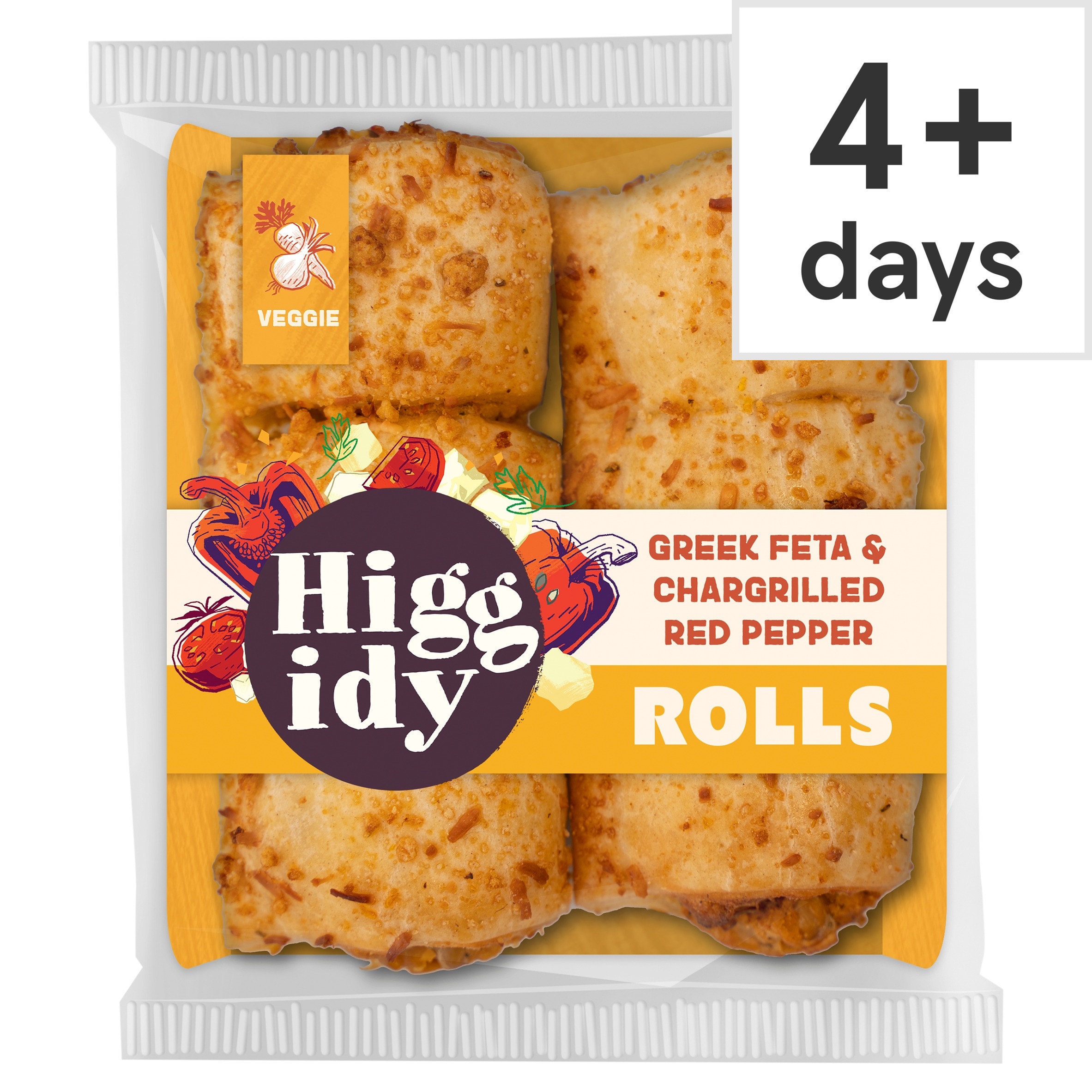 Higgidy Feta & Red Pepper Mini Rolls 160G