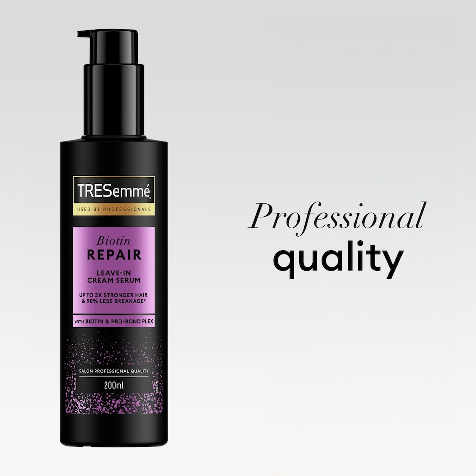 image 1 of Tresemme Biotin Repair leave in cream serum 200ml