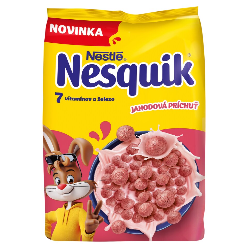 NESQUIK Cereálie jahodová príchuť 450 g