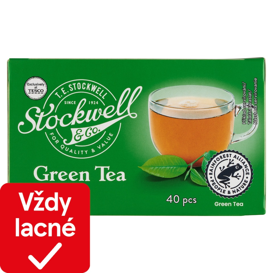 Stockwell & Co. Green Tea 40 x 1.75 g (70 g)