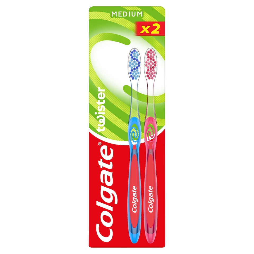 Colgate Twister közepes fogkefe 2 db  1. kép