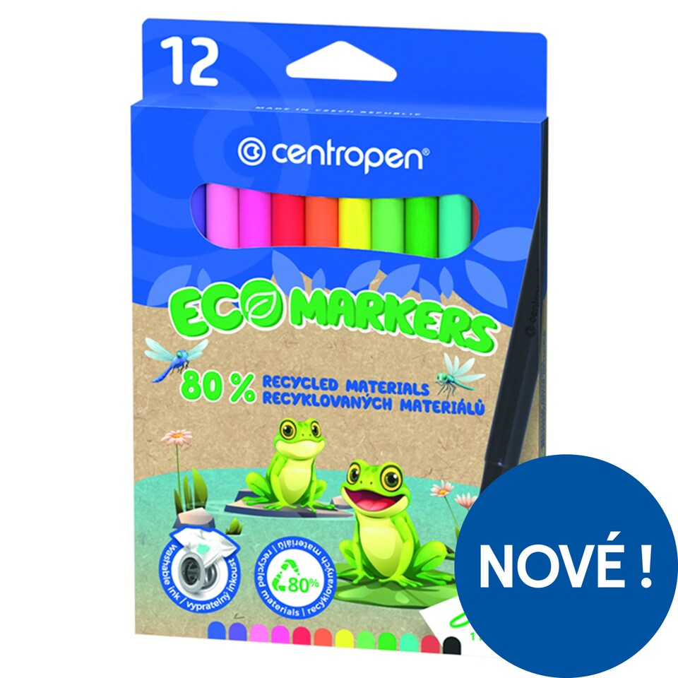 Centropen Eco zvýrazňovače 1 mm 12 ks