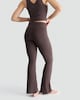 image 3 of F&F Active Soft Touch Flared Yoga Leggings in Brown