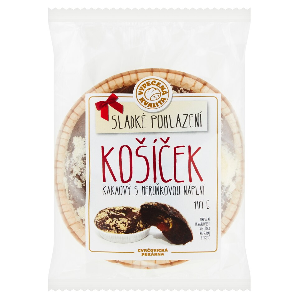 image 1 of Cvrčovická pekárna Cocoa Muffin with Apricot Filling 110g