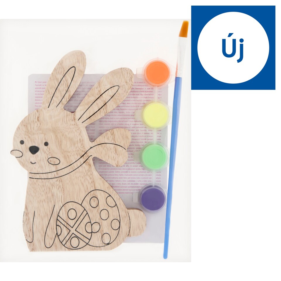 Jumi fa nyúl DIY készlet ecsettel 14 cm