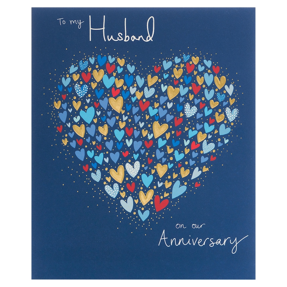 Woodmansterne Anniversary Card To My Husband On Our Anniversary