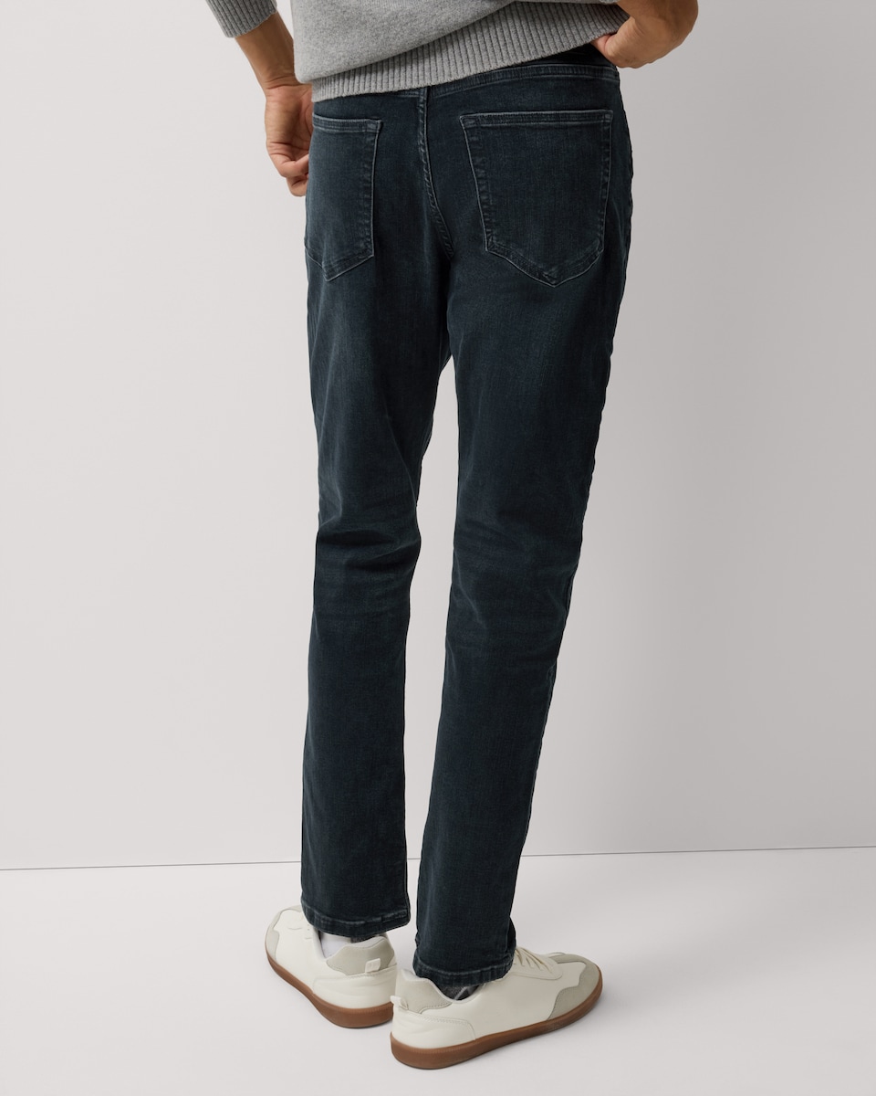 image 1 of F&F Slim Leg Stretch Jeans in Black