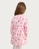 image 3 of F&F Girls Cotton Rich Candy Print Sweat Dress in Pink