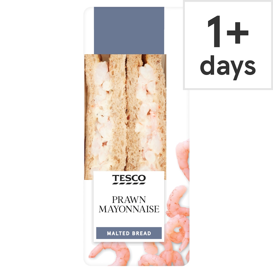 Tesco Prawn Mayonnaise Sandwich