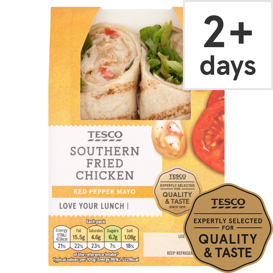 Tesco Southern Fried Chicken Wrap (C)