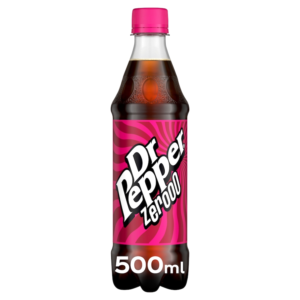Dr Pepper Zero Soft Drink 500ml