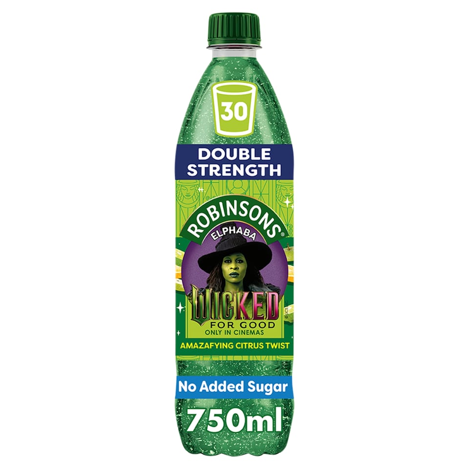 Robinsons Double Strength Elphaba No Added Sugar Squash 750ml