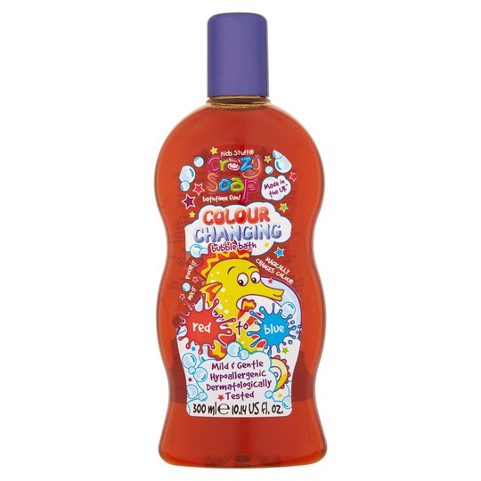 Kids Stuff Bubble Bath Red/Blue 300Ml Tesco Groceries