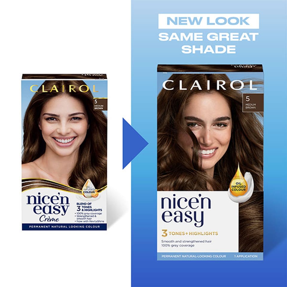 image 1 of Clairol Nice ‘N Easy Golden Auburn 8Wr Hair Dye