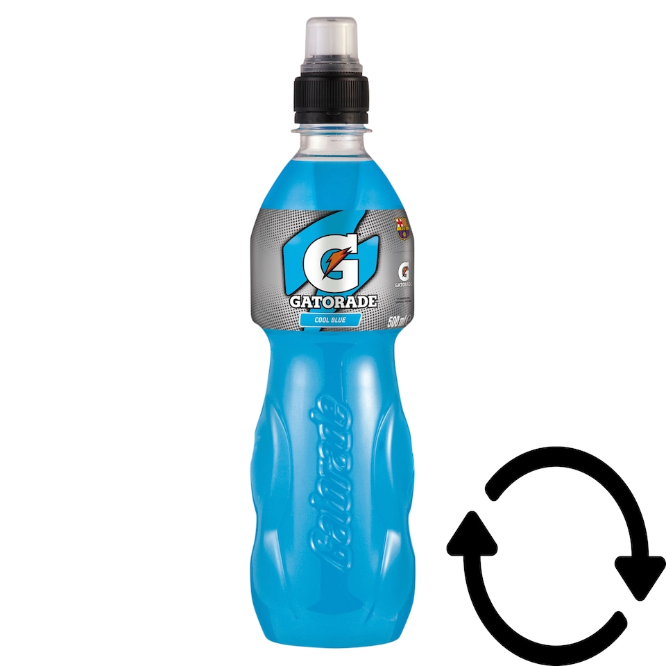 Gatorade Cool Blue Non-Carbonated Raspberry-Flavoured Sports Drink with Sugar and Sweeteners 500 ml