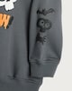 image 5 of F&F Boys Cotton Rich The Boo Crew Print Sweatshirt in Grey