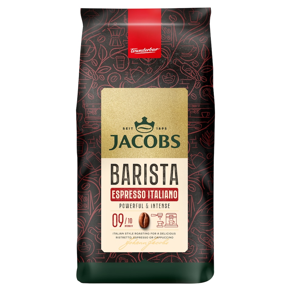 Jacobs Barista Espresso Italiano káva pražená zrnková 1000g