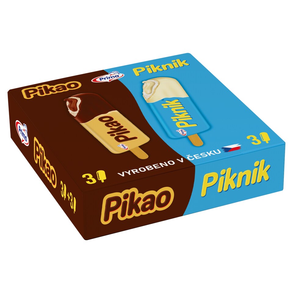 Obrázek 1 pro produkt Prima Pikao Piknik mražený krém 6 x 50ml