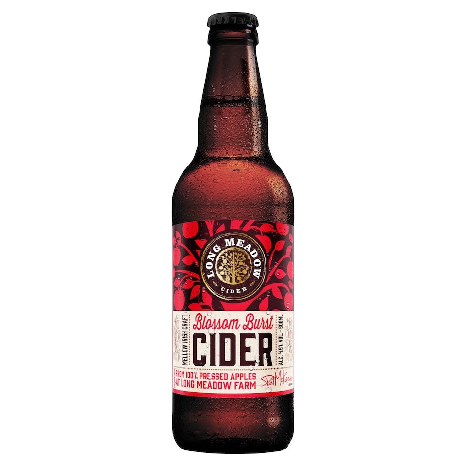 Long Meadow Cider Mellow Irish Craft Blossom Burst Cider 500ml