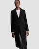 image 1 of F&F Tailored Lined Longline Coat in Black