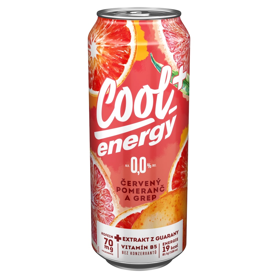Cool Energy červený pomeranč a grep 0,5l