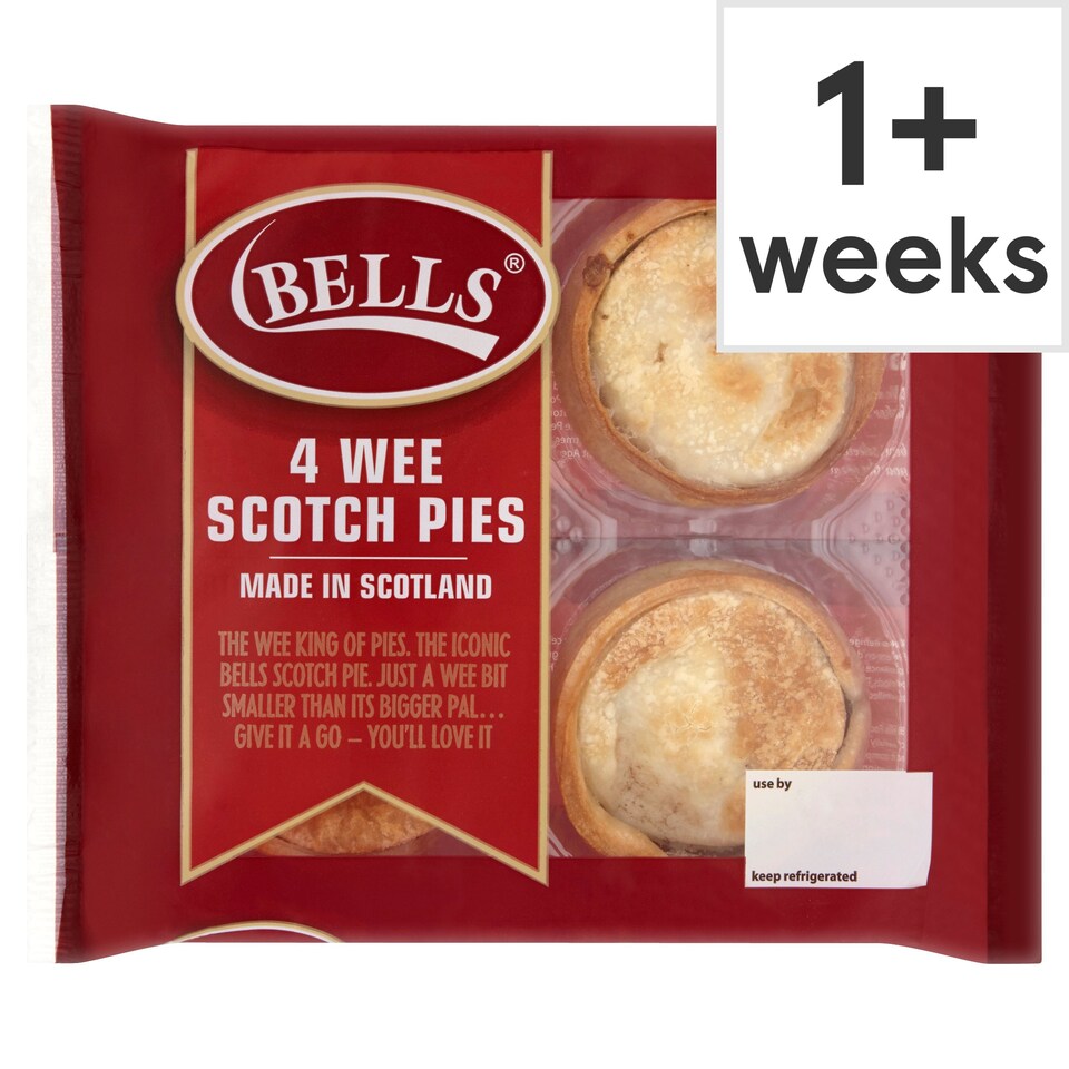 Bells Wee Scotch Pies 4 Pack