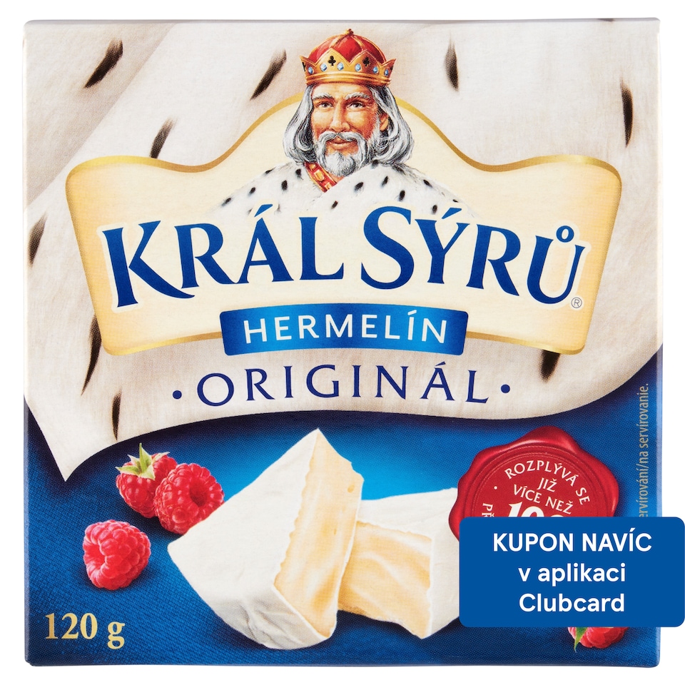 Obrázek 1 pro produkt Král Sýrů Hermelín originál 120g