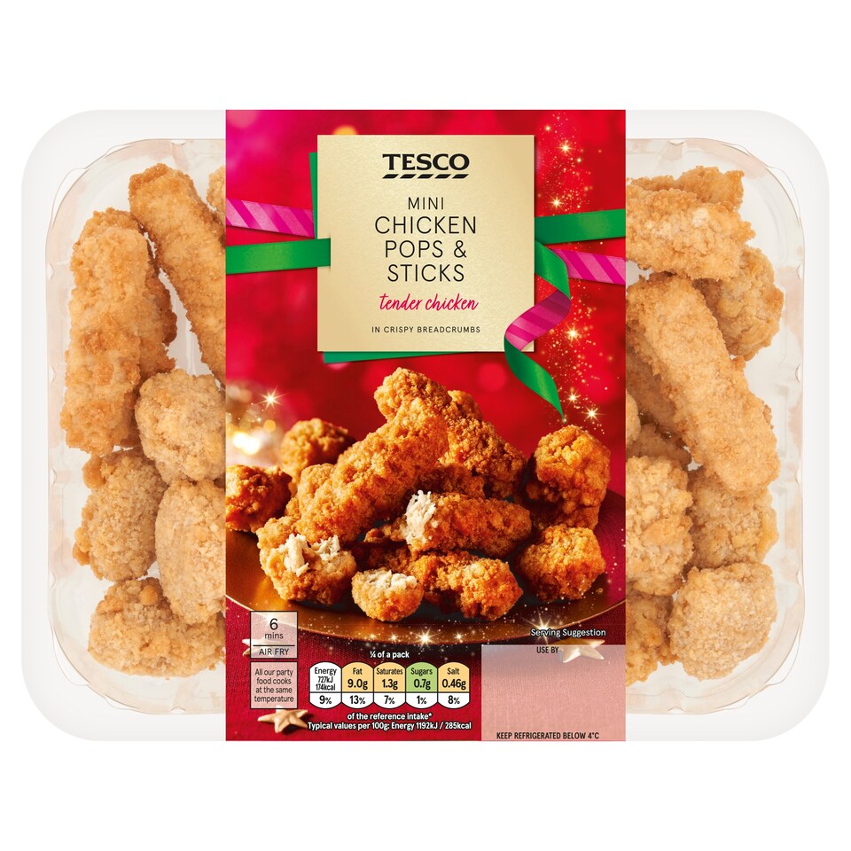 Tesco Chicken Sticks & Pops 330G