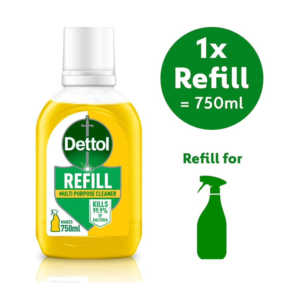 image 1 of Dettol Multi Purpose Cleaning Spray Refill - Citrus 50ml