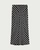 image 4 of F&F Polka Dot Maxi Skirt in Black