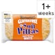 image 1 of Warburtons Gluten Free Soft White Pitta Breads 4 Pack
