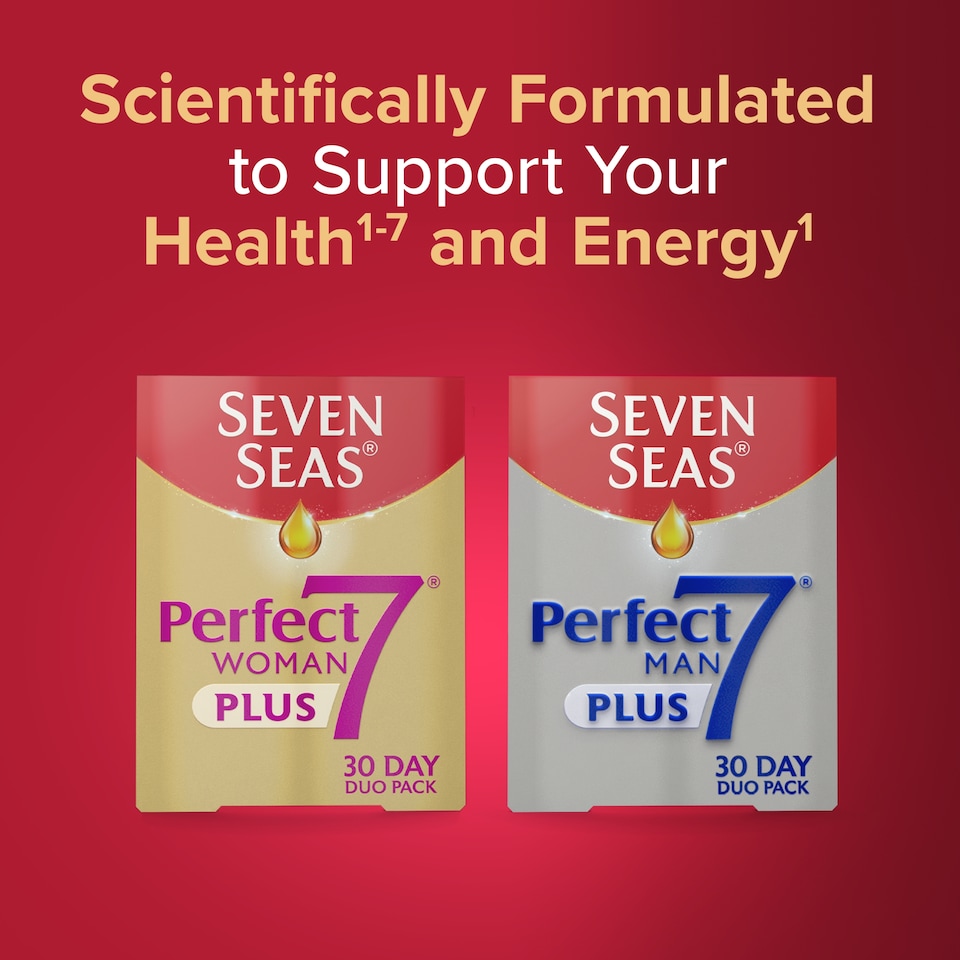 image 1 of Seven Seas Man Perfect7 Plus Omega 3 And Multi Vitamins 60 Pack