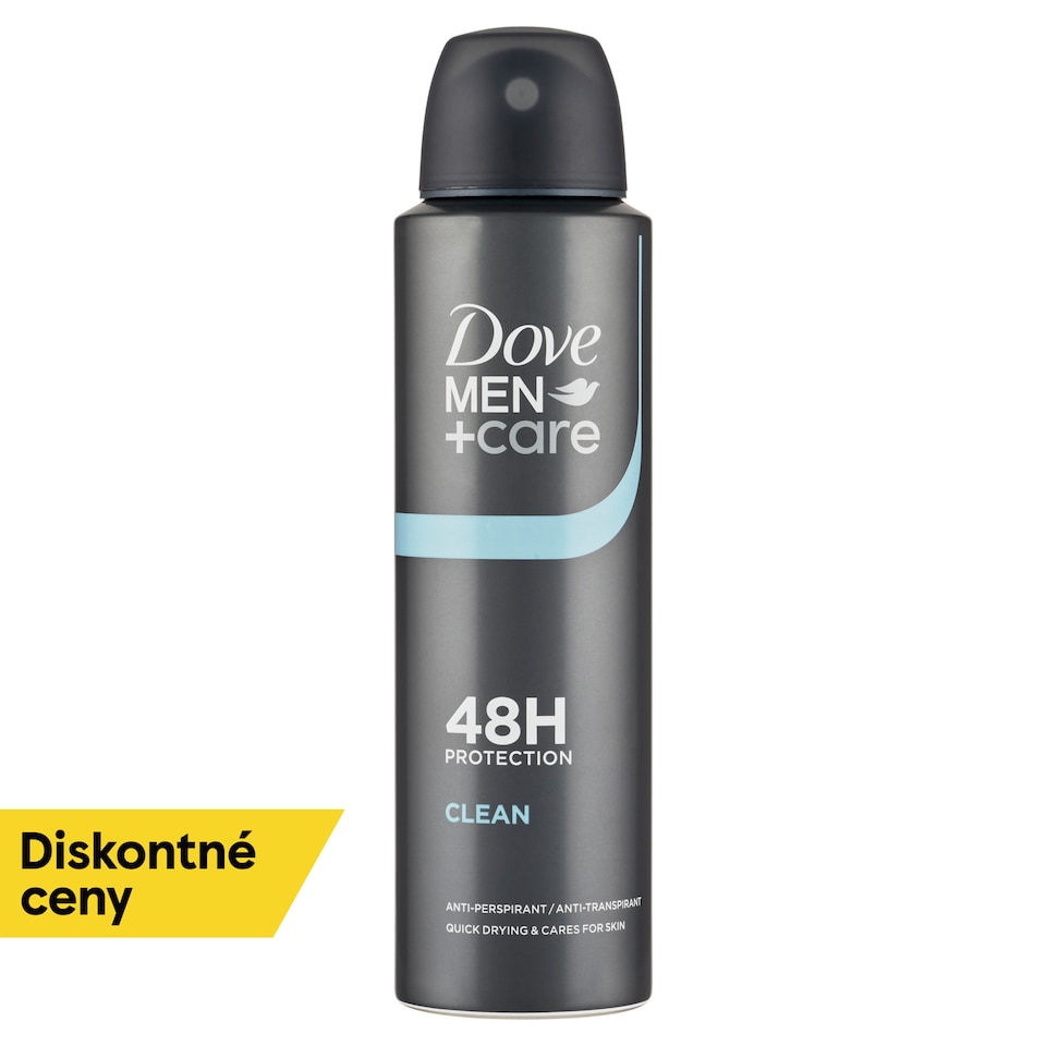 obrázok 1 z Dove Men+Care Clean Antiperspirant sprej 150 ml