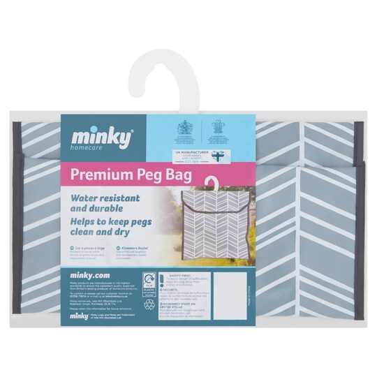 Minky Peg Bag Geo Tesco Groceries