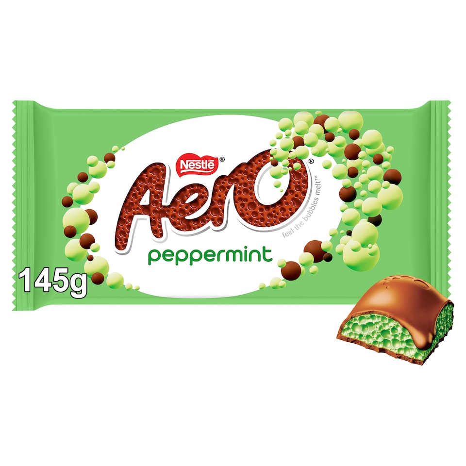 image 1 of Aero Shaero Milk Chocolate Peppermint Bar 145g