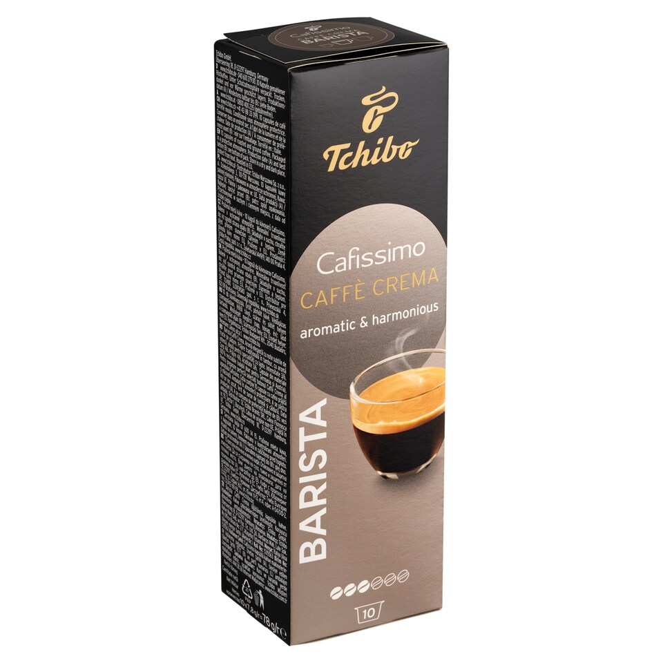 image 1 of Tchibo Cafissimo Caffé Crema Barista Roasted Ground Coffee Capsules 10 x 7.8 g (78 g)