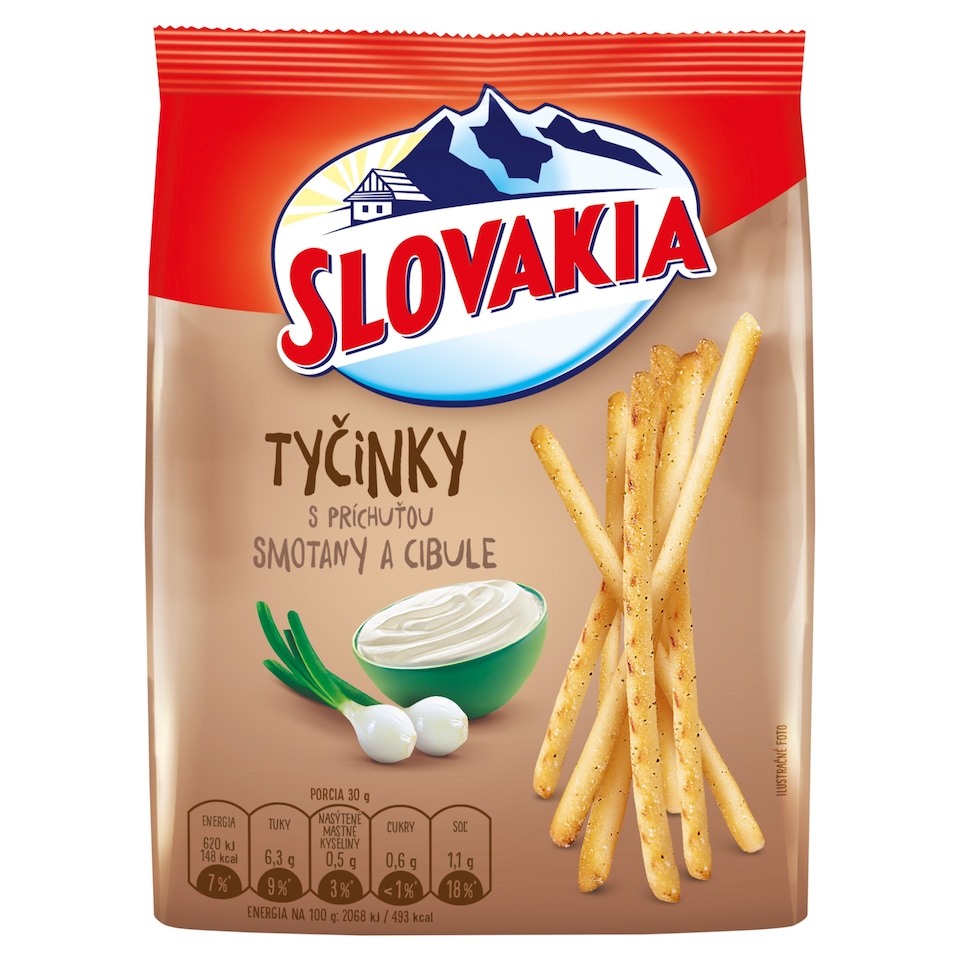 Slovakia Cream and Onion Flavoured Sticks 160 g