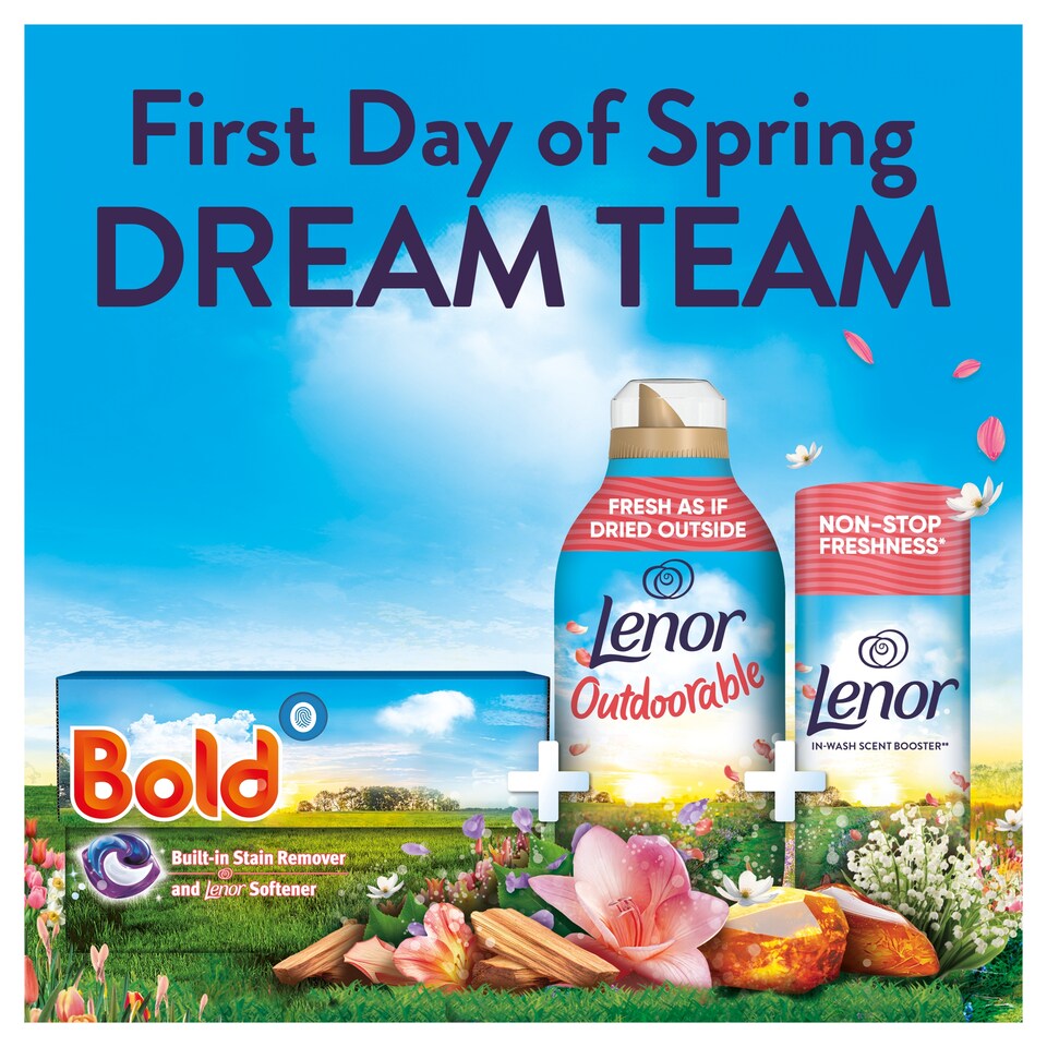 image 1 of Lenor Fabric Enhancers Granules First Day of Spring XL Pack 495g