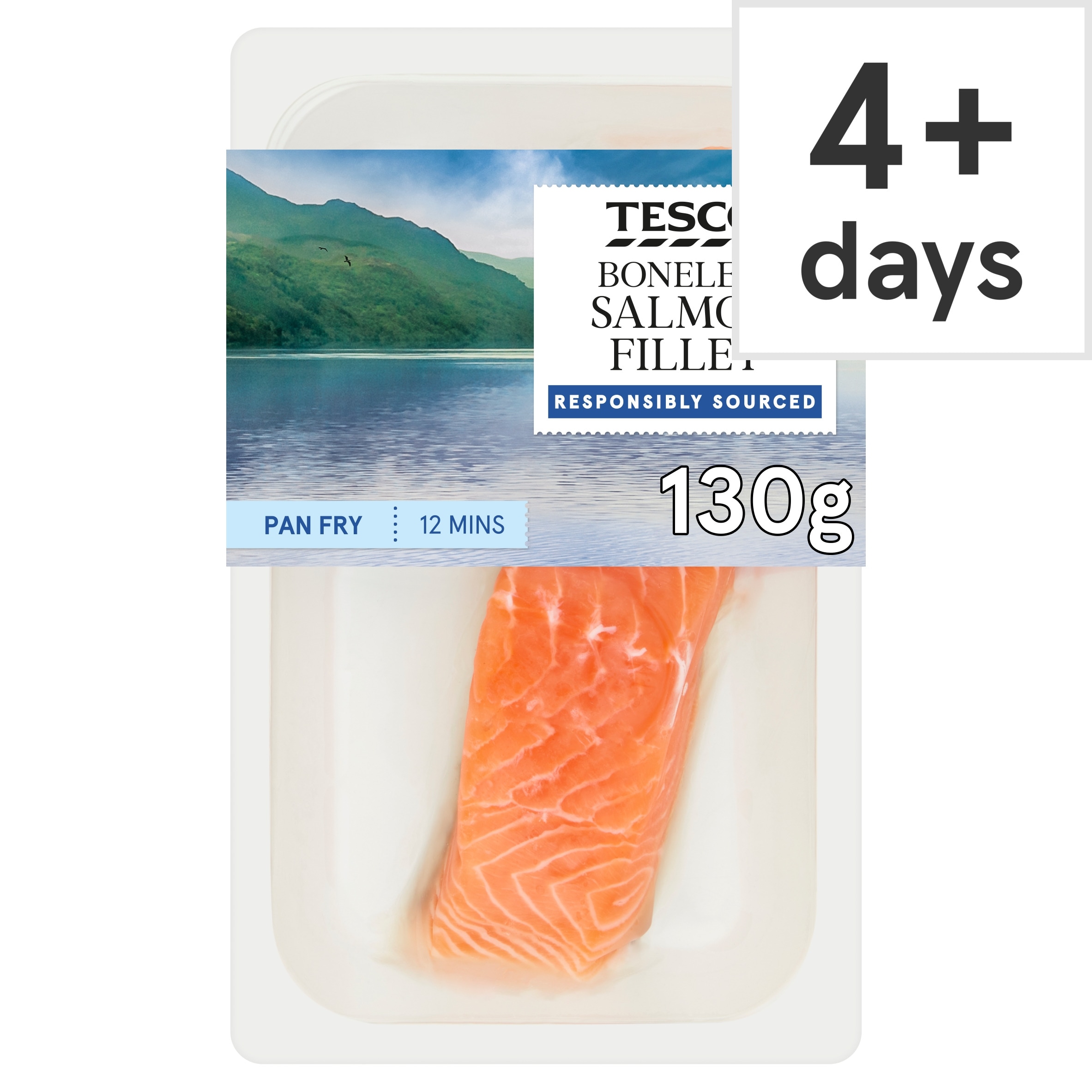 Tesco Boneless Salmon Fillet 130G