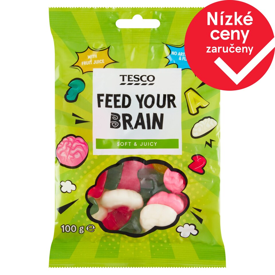 Tesco Jelly with Fruit Flavors 100g