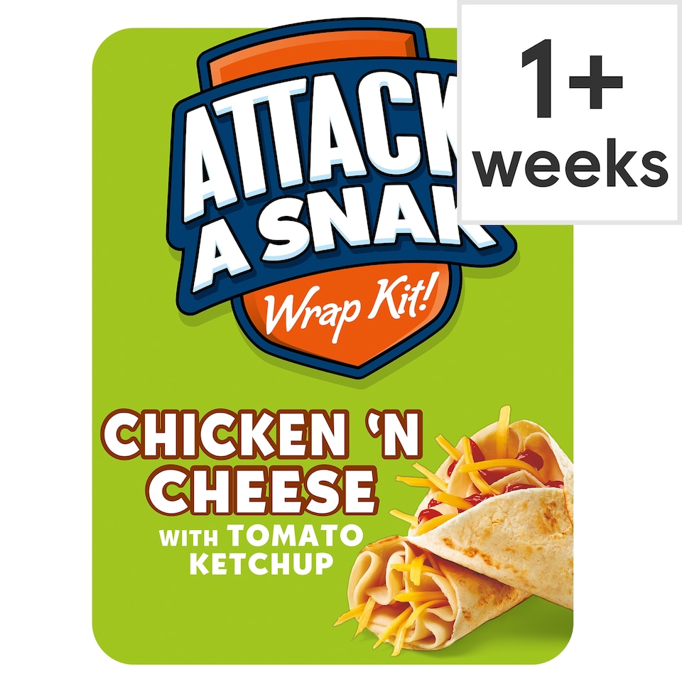 Attack A Snak Chicken & Cheese Wrap Kit 86G