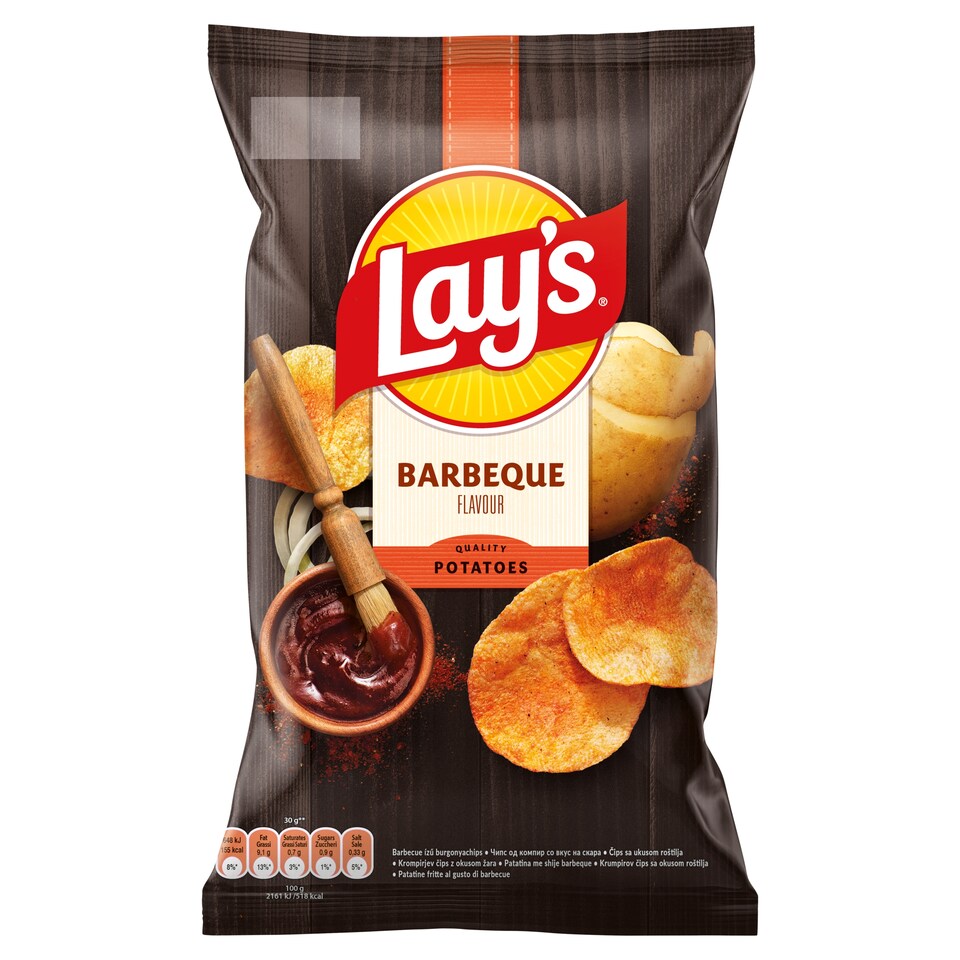 Lay's Barbecue Ribs Flavoured Potato Chips 130 g