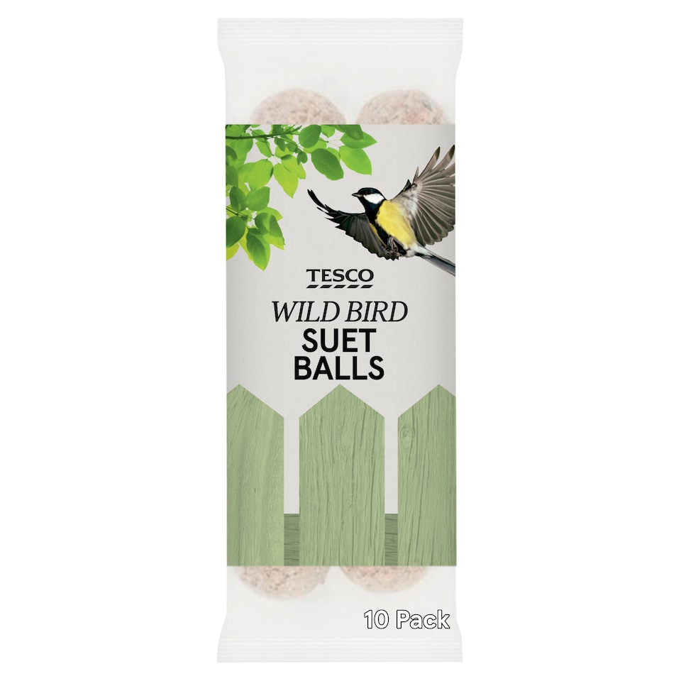 Tesco Wild Bird Suet Balls 10 Pack