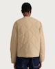 image 3 of F&F Shower Resistant Quilted Collarless Jacket in Neutral